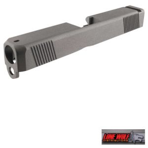 **Stainless Steel Replacement Slide for Glock 19 - Standard - LoneWolf