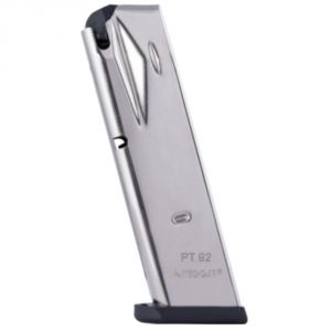 Mec-Gar Taurus PT92 PT99 9mm 15 Round Magazine - Nickel