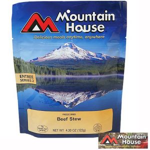 **Hearty Beef Stew Freeze Dried Meal - 2 Serving Pack - Mountain House