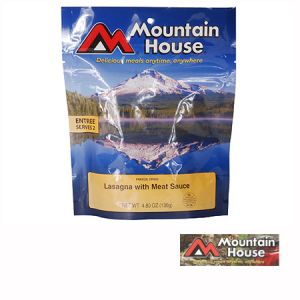 **Lasagna Entree Freeze Dried Meal - 2 Serving Pack - Mountain House