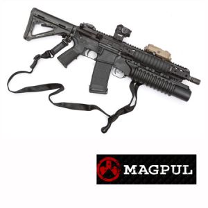 **Magpul MS2 Multi Mission Single Point Two Point Sling Black Magpul