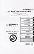 **USMC Technical Manual for Rifle 5.56mm M16A2 NE Manual - Militaria