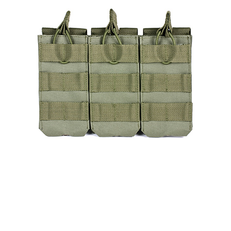 Triple AR Style .223 5.56 7.62x39 Magazine Pouch MOLLE - Green - NcStar ...