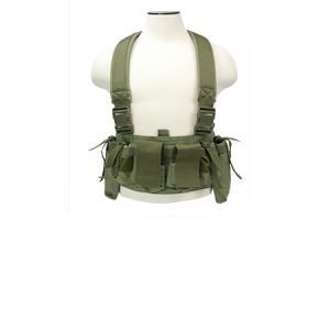 **Ultimate Chest Rig with AR Rifle Magazine Pouches - OD Green - NcSTAR