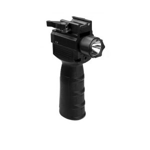 **Vertical Grip with Built-In Flashlight and Red Laser - NC Star