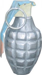 **Dummy Pineapple Hand Grenade - Old Sarge