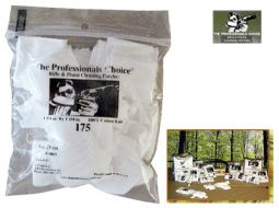 Gun Cleaning Patches 1.25x1.25 - 175 Pack - Professionals Choice