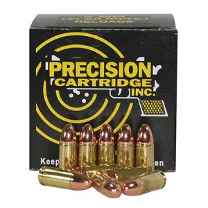 **9MM Luger 124 Grain RN TCJ Ammo - 50 Rounds - Precision Cartridge Ammo