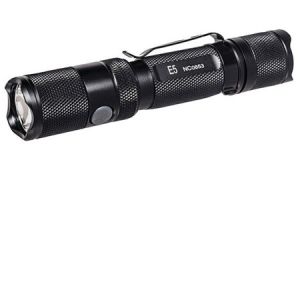 **E5 Tactical Flashlight - Black 950 Lumen LED Gen 3 - PowerTac Lights