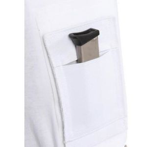 **Pistol Magazine Pouch with Velcro Backing - White - Packin Tee Ridge Outdoors