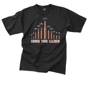 **Choose Your Caliber Black T-Shirt - Rothco