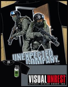 **Unexpected Company T-Shirt - Visual Unrest