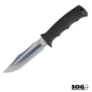 **Seal Pup Elite Knife - Satin Finish Straight Edge Blade - SOG Knives