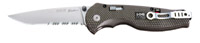 **Flash II with Aluminum Handle - Half Serrated Knife - SOG