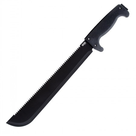 SOGfari Machete - 13 inch Sawtooth Blade Black - SOG Speciality Knives ...