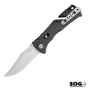 **SOG Trident Lockback Folding Knife - Straight Edge Blade - SOG Specialty Knives