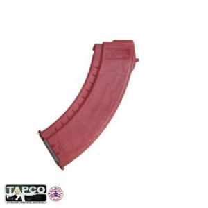 **Intrafuse 30 Round AK-47 Smooth Side Low Drag Magazine Red - Tapco