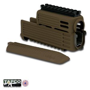 **AK Intrafuse Replacement Handguard and Lower Rail - Olive Drab - Tapco