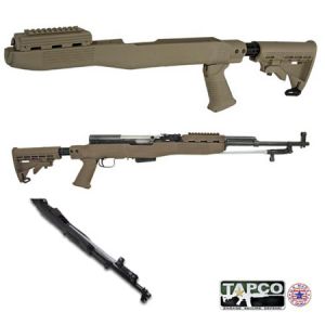 **SKS Intrafuse Gun Stock with Spike Bayonet Cut - Dark Earth - Tapco