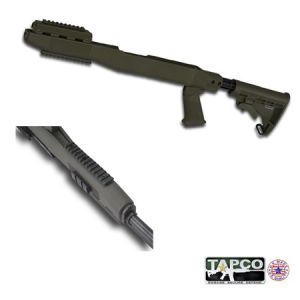 **SKS Gun Stock With Rail and Handguard Pistol Grip - Olive Drab - Tapco