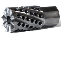 **AR-10 Muzzle Brake - Black Stainless Bar - Made in USA - Witt Machine