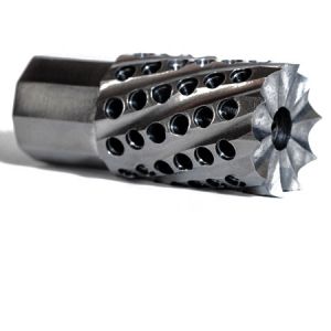 **AR-15 Muzzle Brake .223 - Black Stainless - Made in USA - Witt Machine