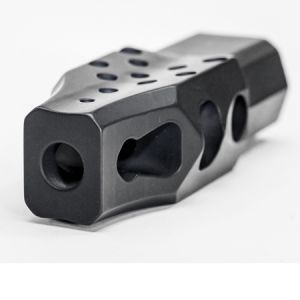 **AR-15 Muzzle Rise Eliminator Black Threaded - USA Made - WittMachine