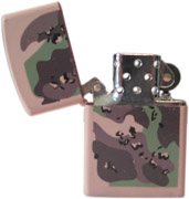 **Brown Camouflage Wick Lighter