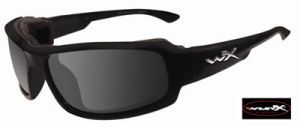 **Airborne Gloss Black Sunglasses - Wiley X Eyewear