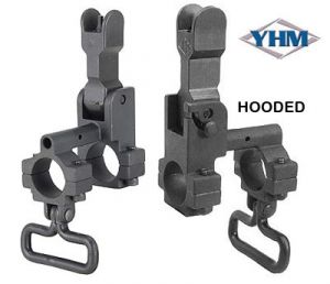 **AR Front Flip Sight Gas Block Towers - Bolt-On Mount - YHM Yankee Hill Machine