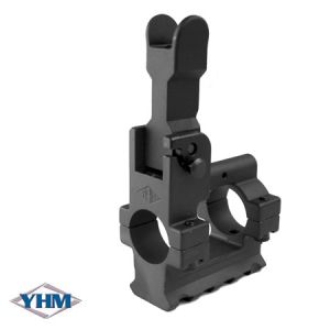 **AR Front Flip Sight Towers with Bottom Rail - Standard - Yankee Hill