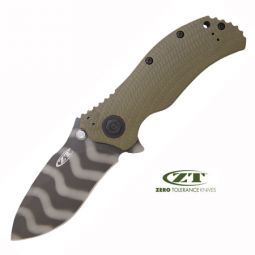 **Combat Ranger Green Folder Knife Speedsafe 0301 ZeroTolerance Knives